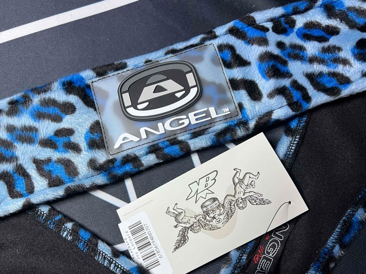 Angel Headband - Blue Snow Leopard - New oldstock