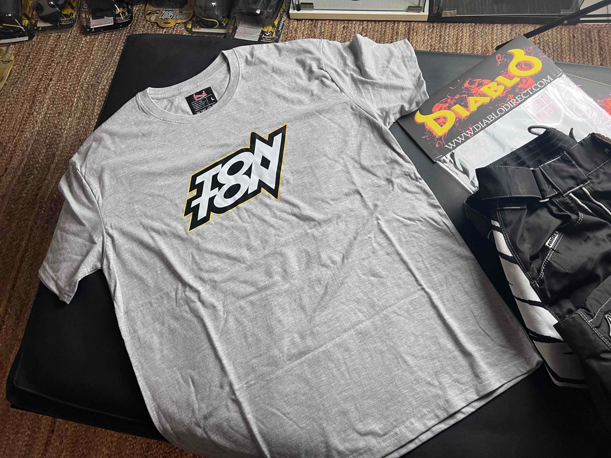 Vintage 🔥 Diablo TonTon Paintball  T Shirt - Size L  - Free Vtg Stickers