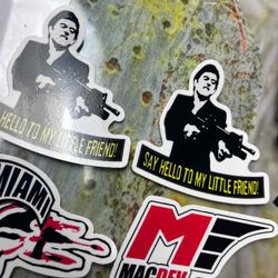 MacDev Miami Rage NPPL ( 7 stickers ) new oldstock, mint