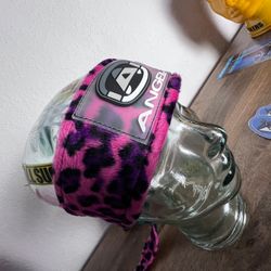 Angel x Bunkerking Paintball Headband - Pink Snow Leopard - Vintage - Padded