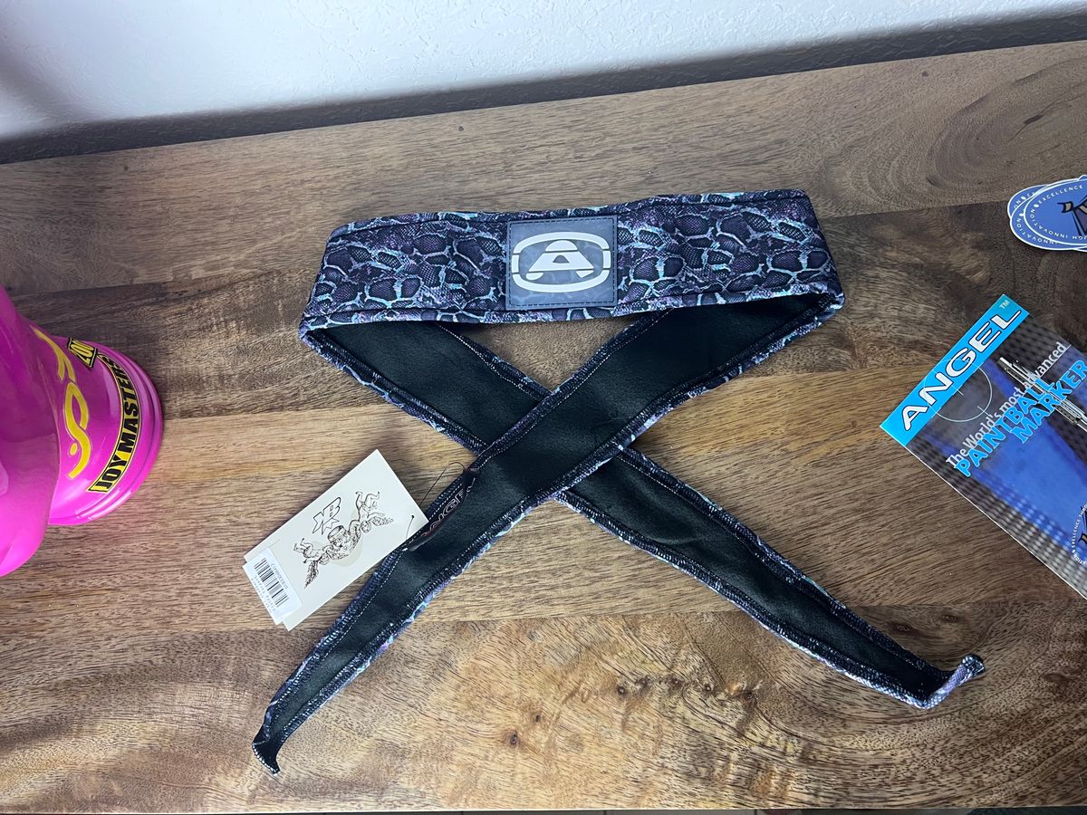 Angel x  Bunkerking Paintball Headband - Flying Serpent - Vintage - Padded - NOS
