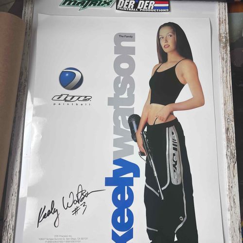 🔥Keely🔥 Dye Girl Poster - vtg, mint