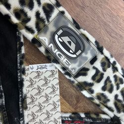 Angel x Bunkerking Paintball Headband - Snow Leopard - Vintage - Padded