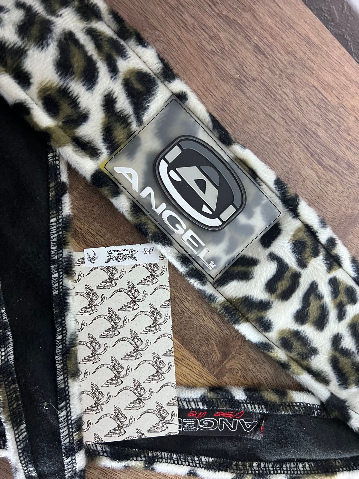 Angel x Bunkerking Paintball Headband - Snow Leopard - Vintage - Padded