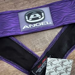 Angel x Bunkerking Paintball Headband - Purple - Vintage - Padded
