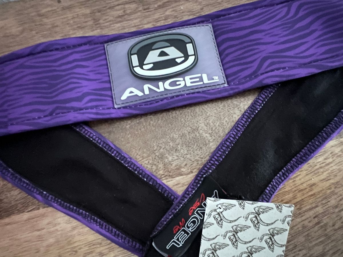 Angel x Bunkerking Paintball Headband - Purple - Vintage - Padded