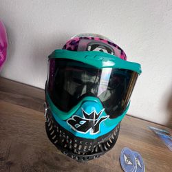Angel x Bunkerking Paintball Headband - Pink Snow Leopard - Vintage - Padded