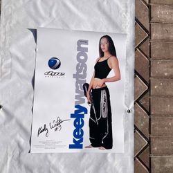 Keely DYE Girl Poster - Vintage, mint