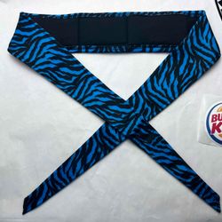 Angel X Bunkerking Headband - Blue Tiger