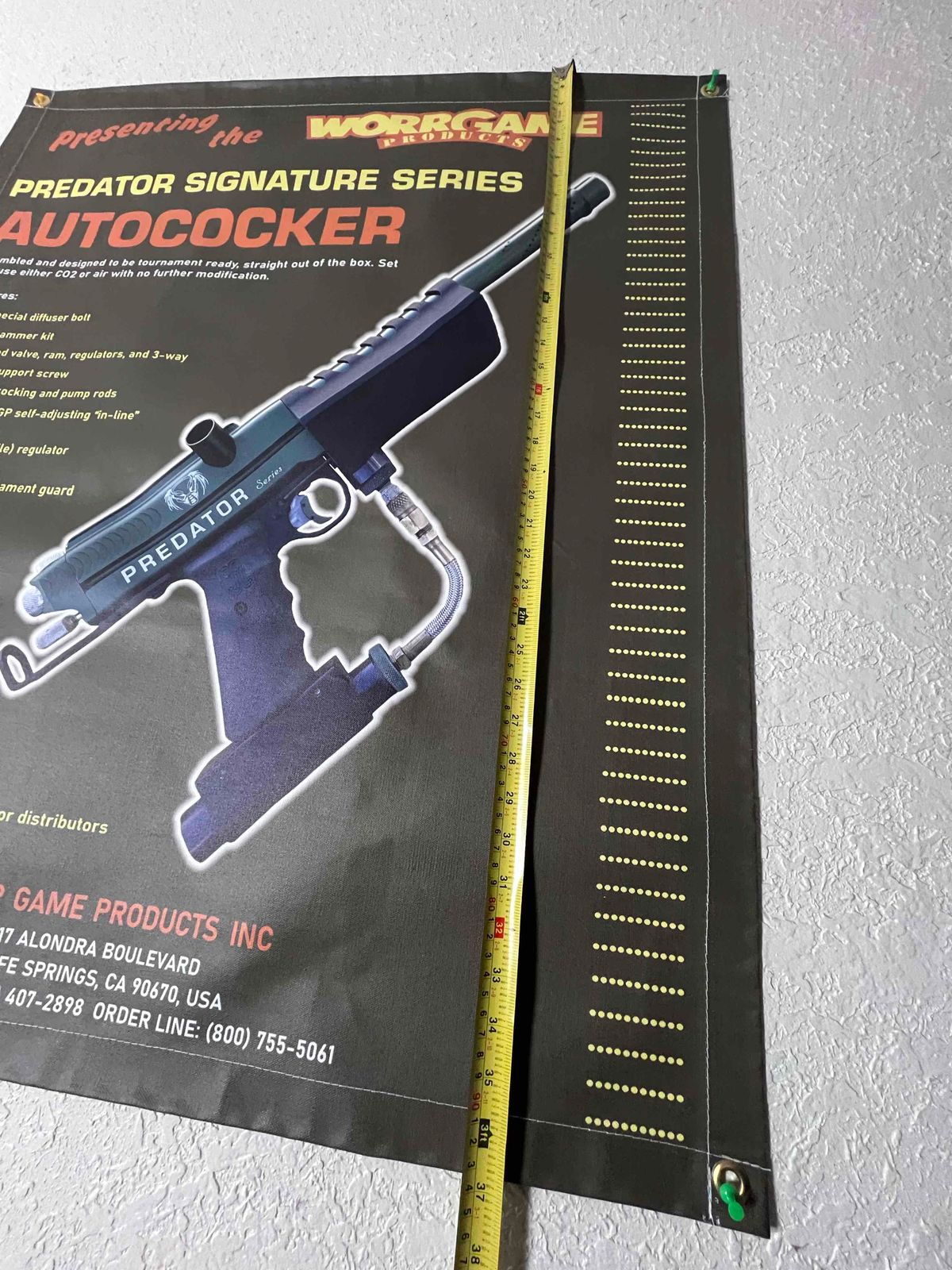 WGP Predator Autococker Banner, vtg