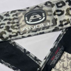 Angel Paintball Headband - SNOW LEOPARD VALHALLA + Angel Visor + Angel Sticker Sheet Lot