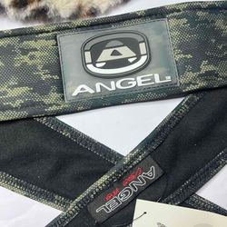 Angel Paintball Headband - Green Digicamo + Angel Visor + Sticker Sheet Lot