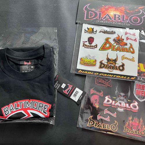 Vintage 🔥 Diablo Paintball Trauma T-Shirt - Size XL - New Oldstock