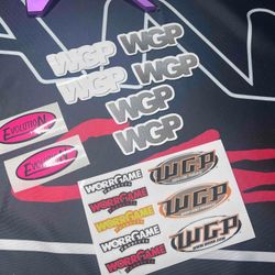 🔥 WGP & Belsales Autococker STICKER LOT - ONE SHEET + 8 STICKERS - Vtg, Rare