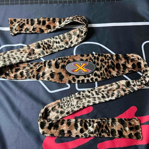 🔥 System X Paintball Headband - Leopard - Vintage, New Oldstock 🔥 Autococker