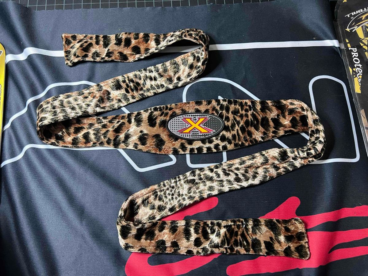 🔥 System X Paintball Headband - Leopard - Vintage, New Oldstock 🔥 Autococker