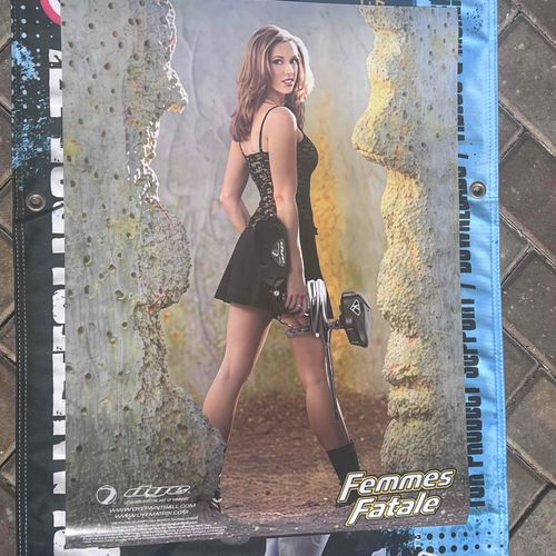 Keely Watson Femmes Fatale / DYE Girl Poster - Vtg, mint condition