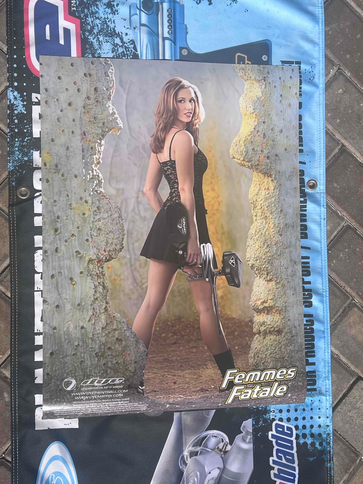 Keely Watson Femmes Fatale / DYE Girl Poster - Vtg, mint condition