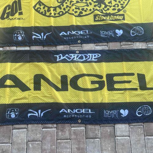 WDP Angel Paintball Banner - Vtg, mint