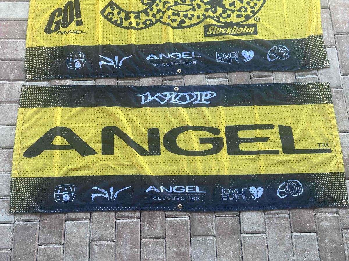 WDP Angel Paintball Banner - Vtg, mint