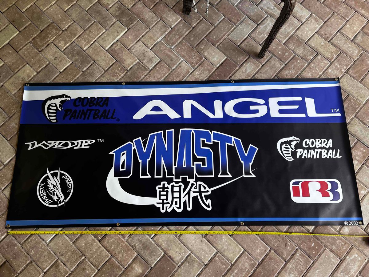 Cobra Dynasty Angel Banner - c. 2002 - two different sides
