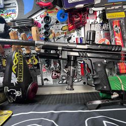 Freeflow Millennium Autococker Paintball Marker  - Vtg, Undrilled, Player’s Gun