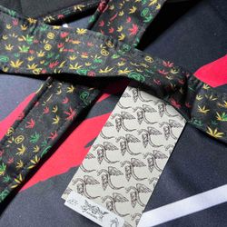 Angel X Bunkerking Headband - Rasta  - New oldstock