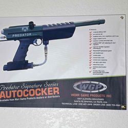 WGP Predator Autococker Banner, vtg