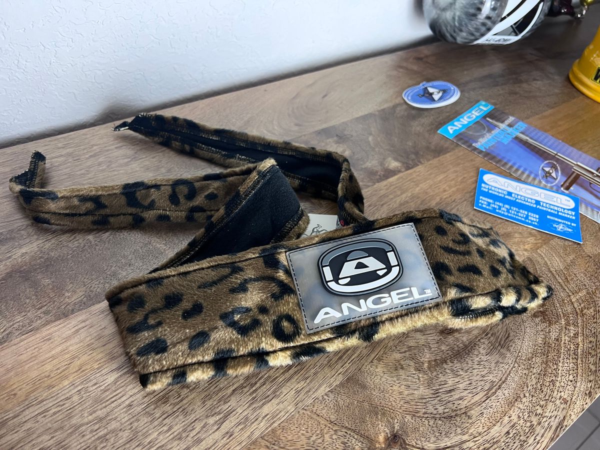 Angel x  Bunkerking Leopard Paintball Headband - Vintage - Padded - New Oldstock