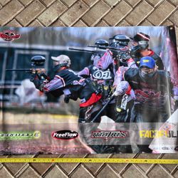 Trauma Matrix Paintball Banner  - VTG, Mint - Dye FreeFlow DM3 Matrix