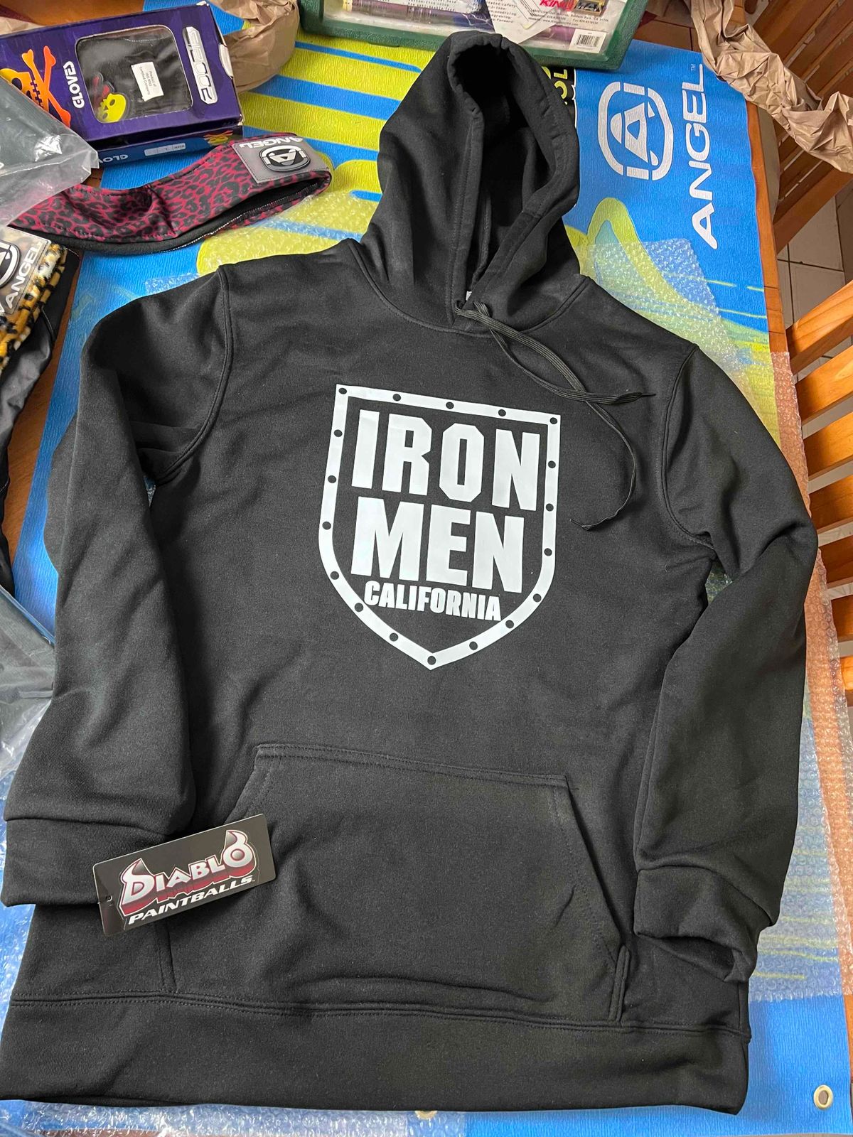 Diablo Ironmen Hoodie - New oldstock, vtg painball