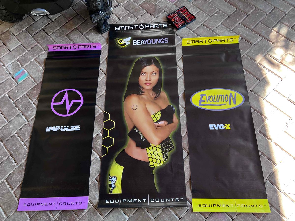 Smart Parts 3 Banner Lot - Impulse + Bea Youngs + Evolution X