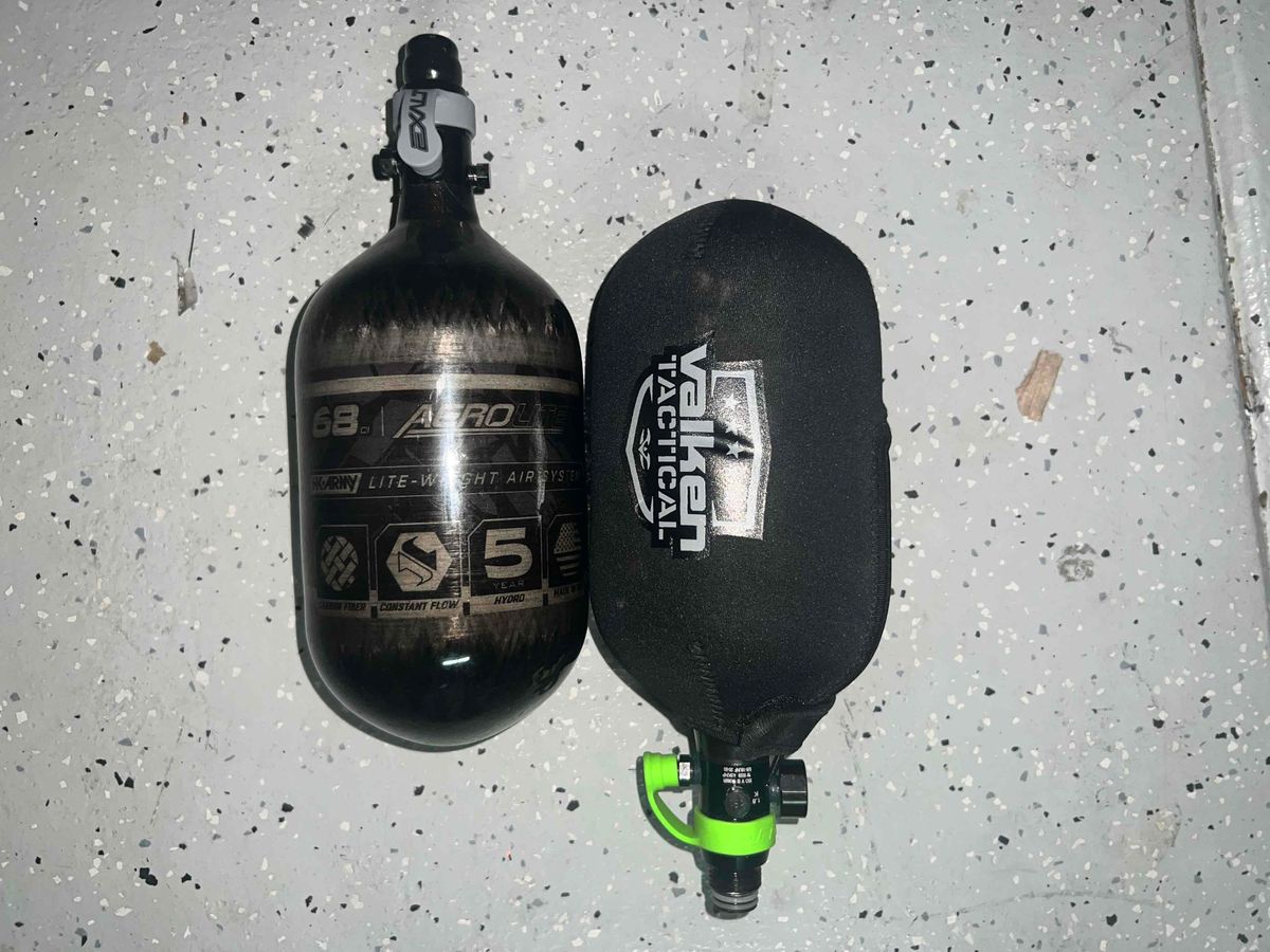 2x Gently Used Aerolite Carbon Fiber Tanks - 68CI / 4500PSI