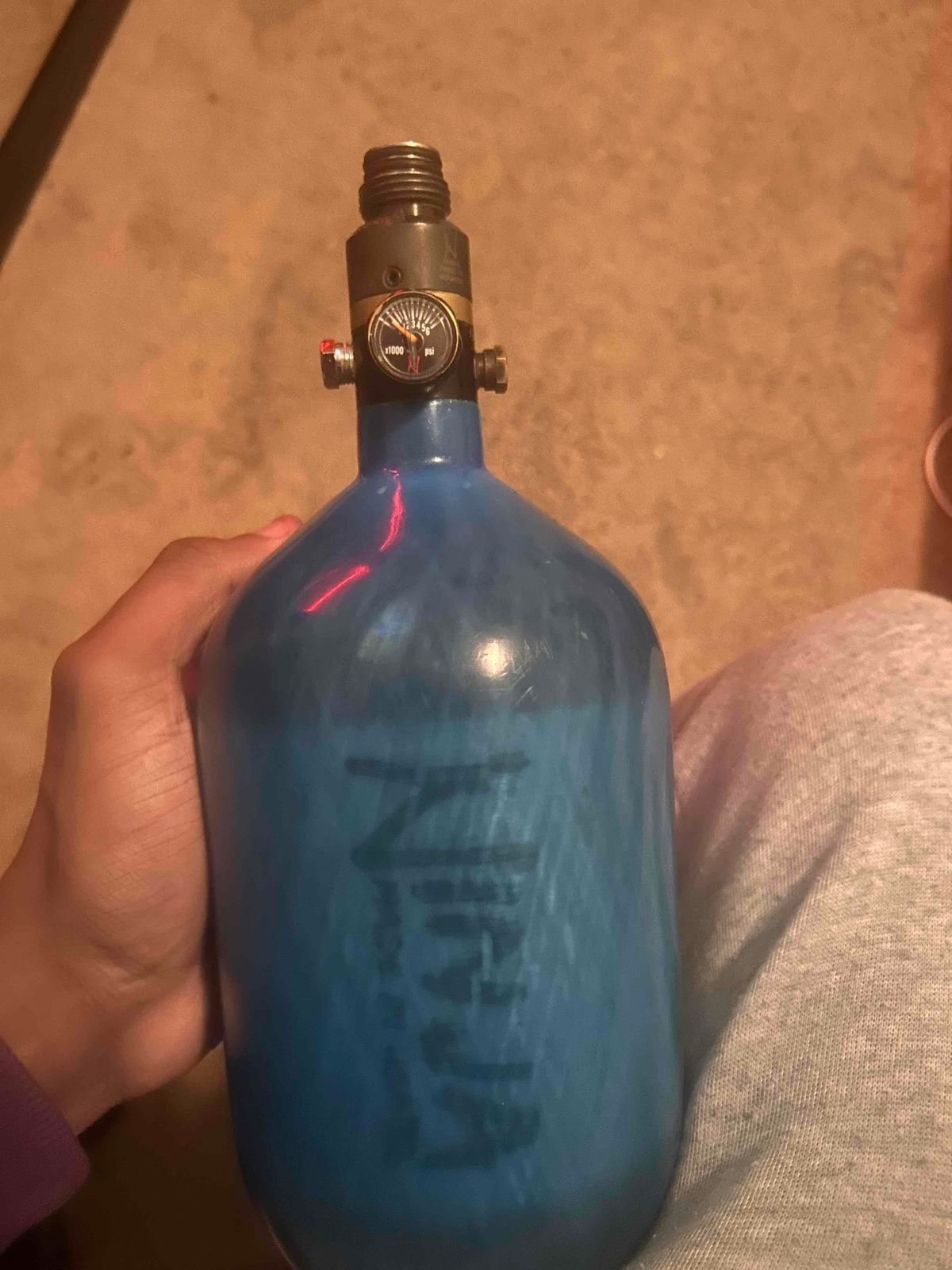 Ninja 68 lite tank translucent blue 