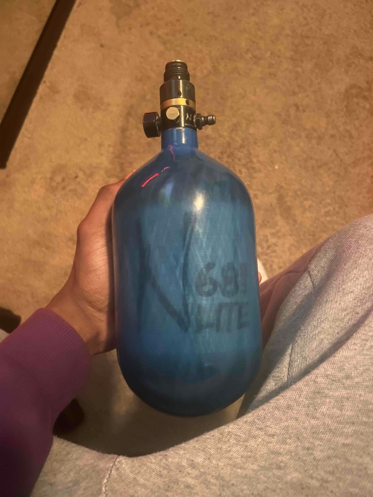 Ninja 68 lite tank translucent blue 