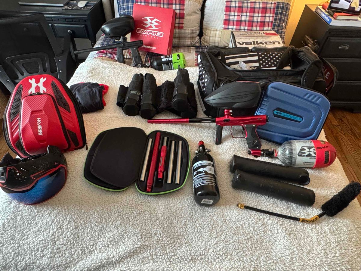 Huge Paintball Lot 