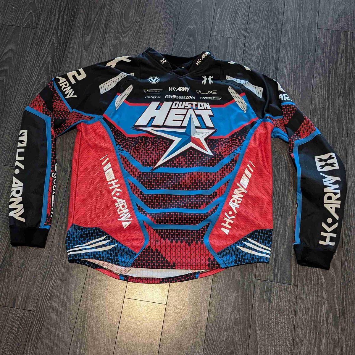 Chad Bouchez Houston Heat Jersey.