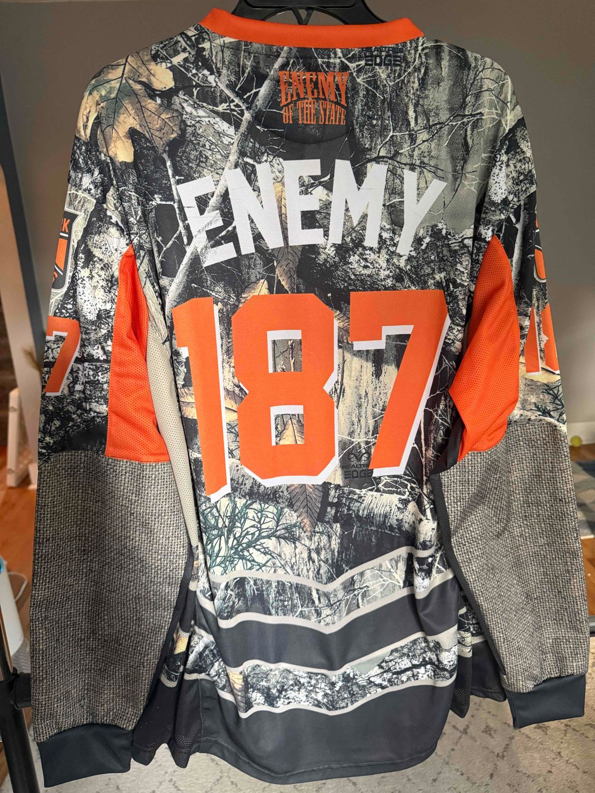 ‘Enemy of the State’ camo Rangers Jersey