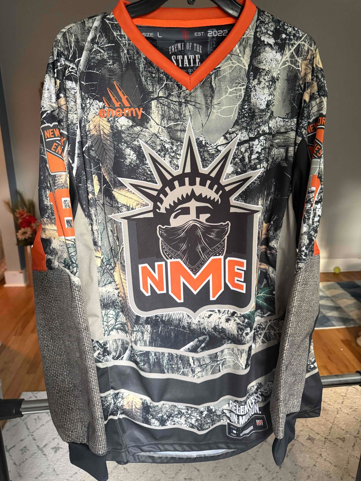 ‘Enemy of the State’ camo Rangers Jersey