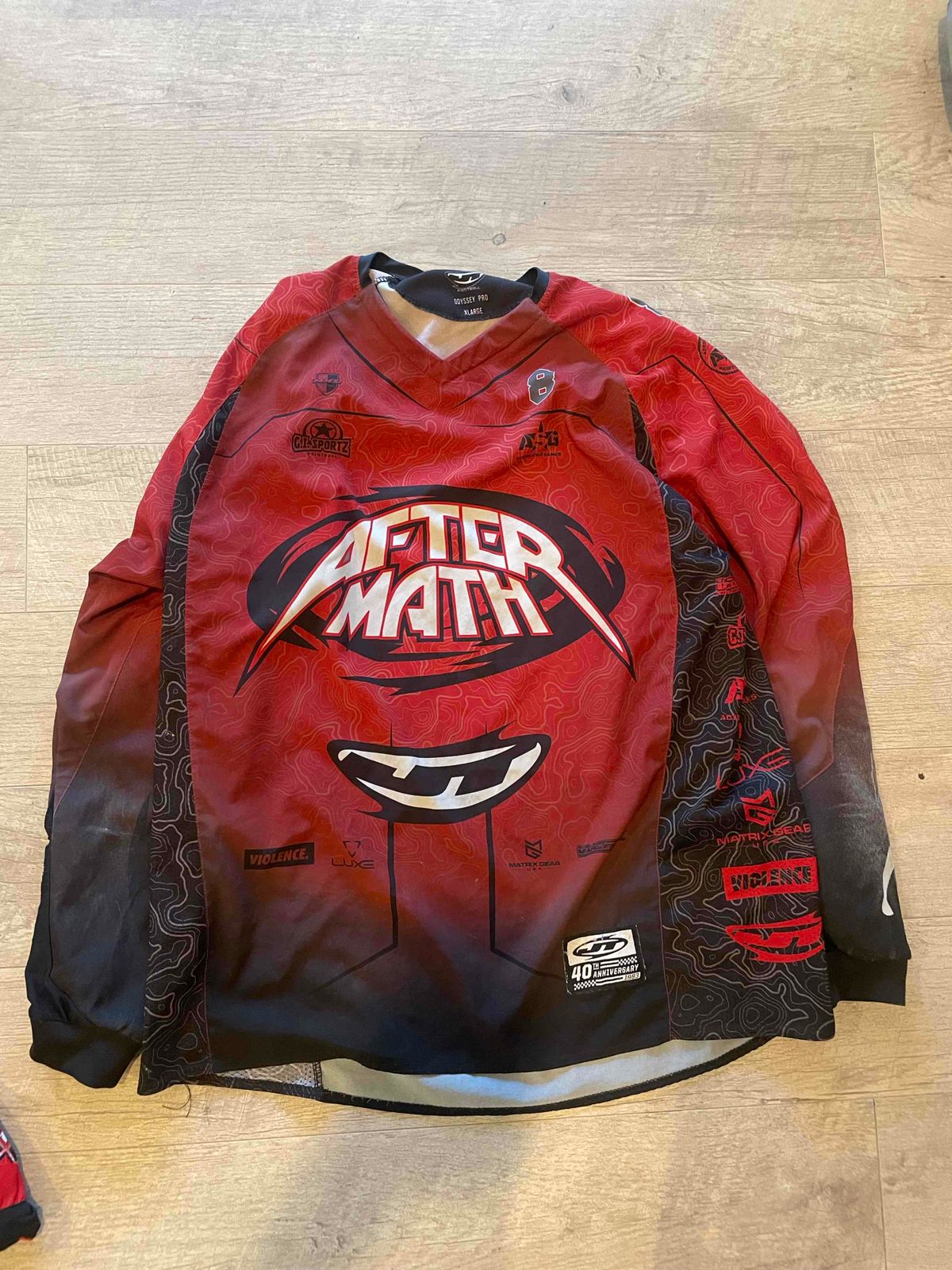 Aftermath 2023 Philly jersey - red XL