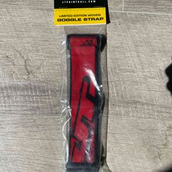 JT Paintball Proflex Strap TAO Woven - Red/Black