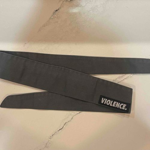 Dark Grey Denim Violence Headband