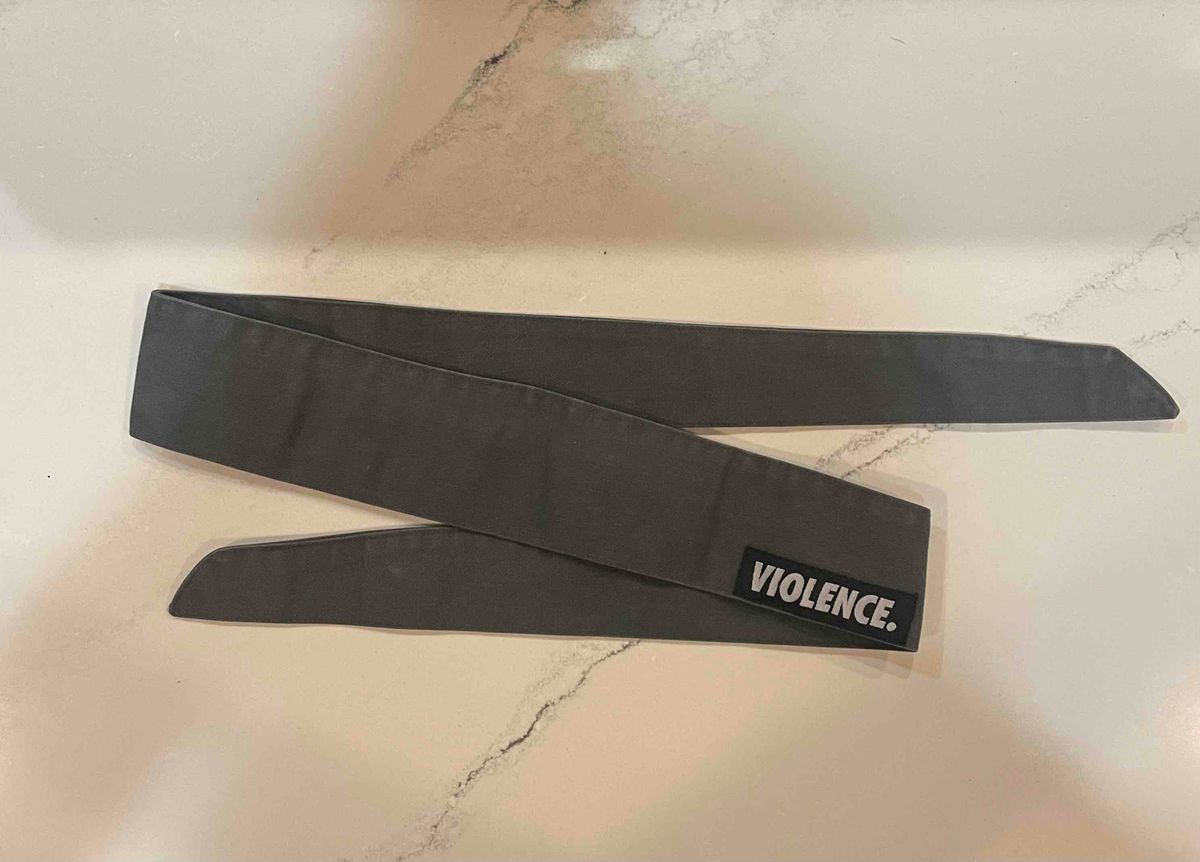 Dark Grey Denim Violence Headband