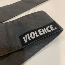 Dark Grey Denim Violence Headband