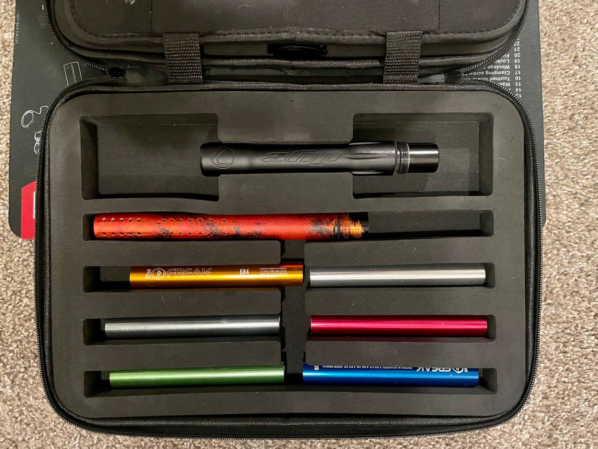 Freeflow Orracle Autocker Red/Orange/Black Fire Matte with Forever Case, Dye Ultralite Freak Insert Kit