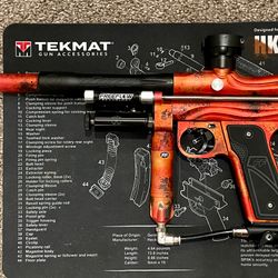 Freeflow Orracle Autocker Red/Orange/Black Fire Matte with Forever Case, Dye Ultralite Freak Insert Kit