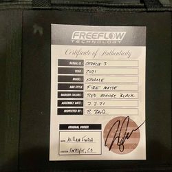 Freeflow Orracle Autocker Red/Orange/Black Fire Matte with Forever Case, Dye Ultralite Freak Insert Kit