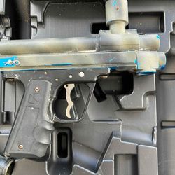boss blue anodized w camo paint and case