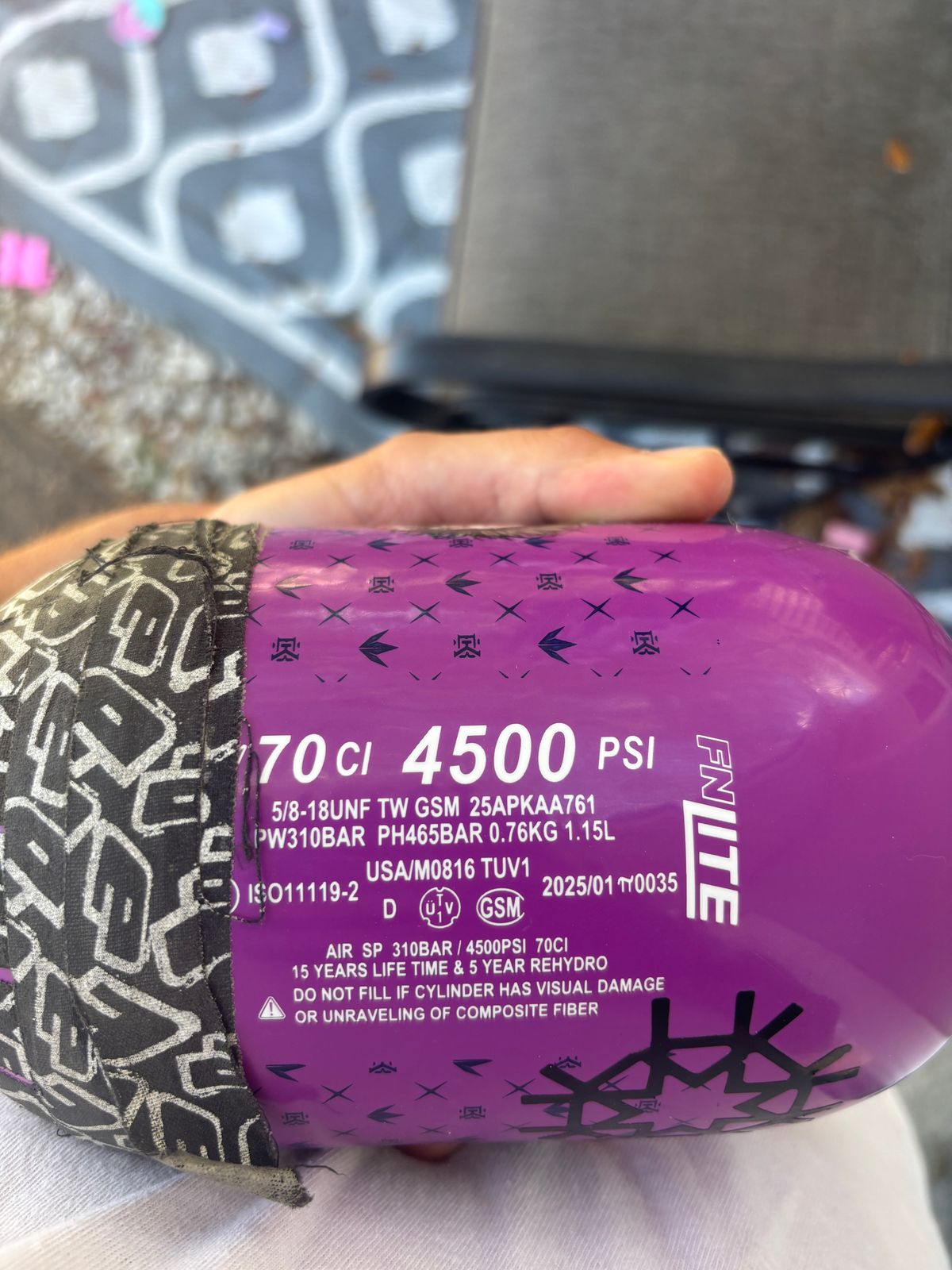 Like new 70/4500 bunkers joker tank and aerolite regulator