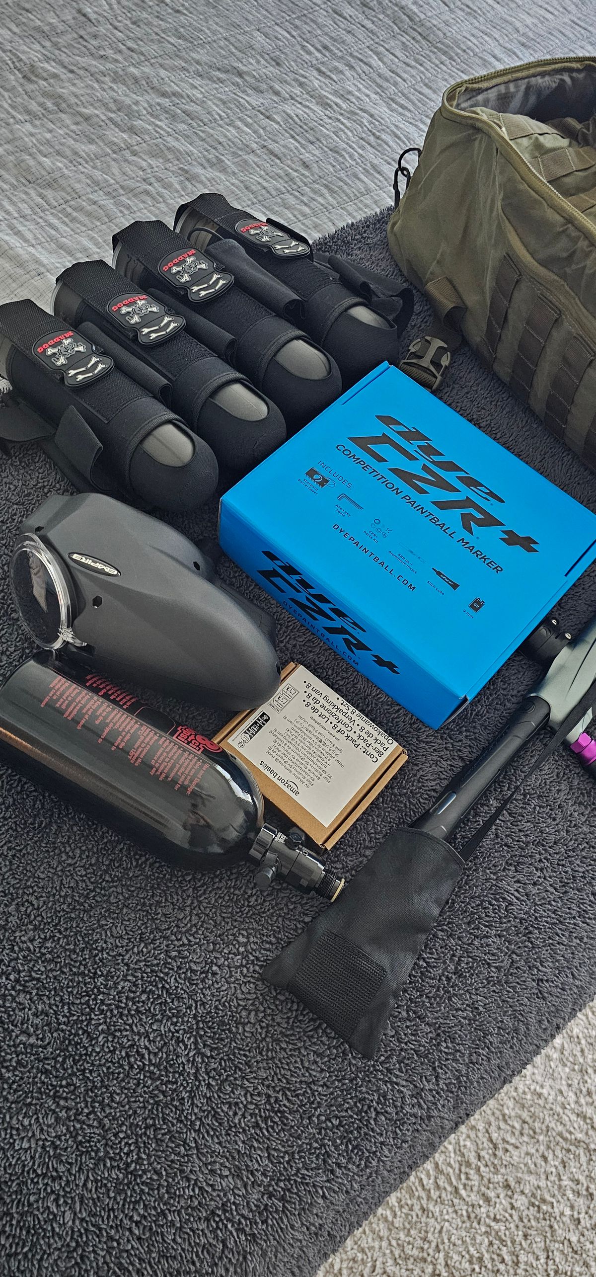 Maddog DYE CZR+ Full Auto Electronic Paintball Gun Marker